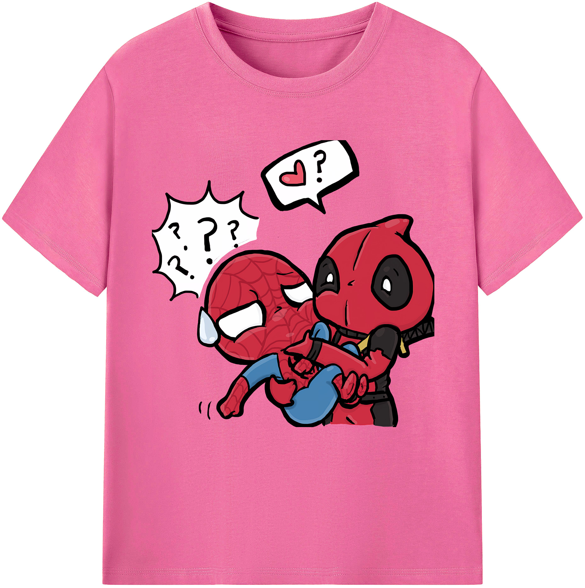 （画像用） Deadpool デッドプール レディースカジュアルプリントTシャツ（綿100％）